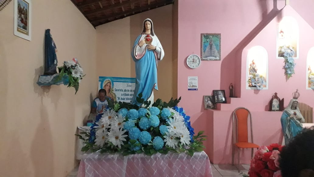 Festejo do Sagrado Coração de Maria, no bairro Marmelada.