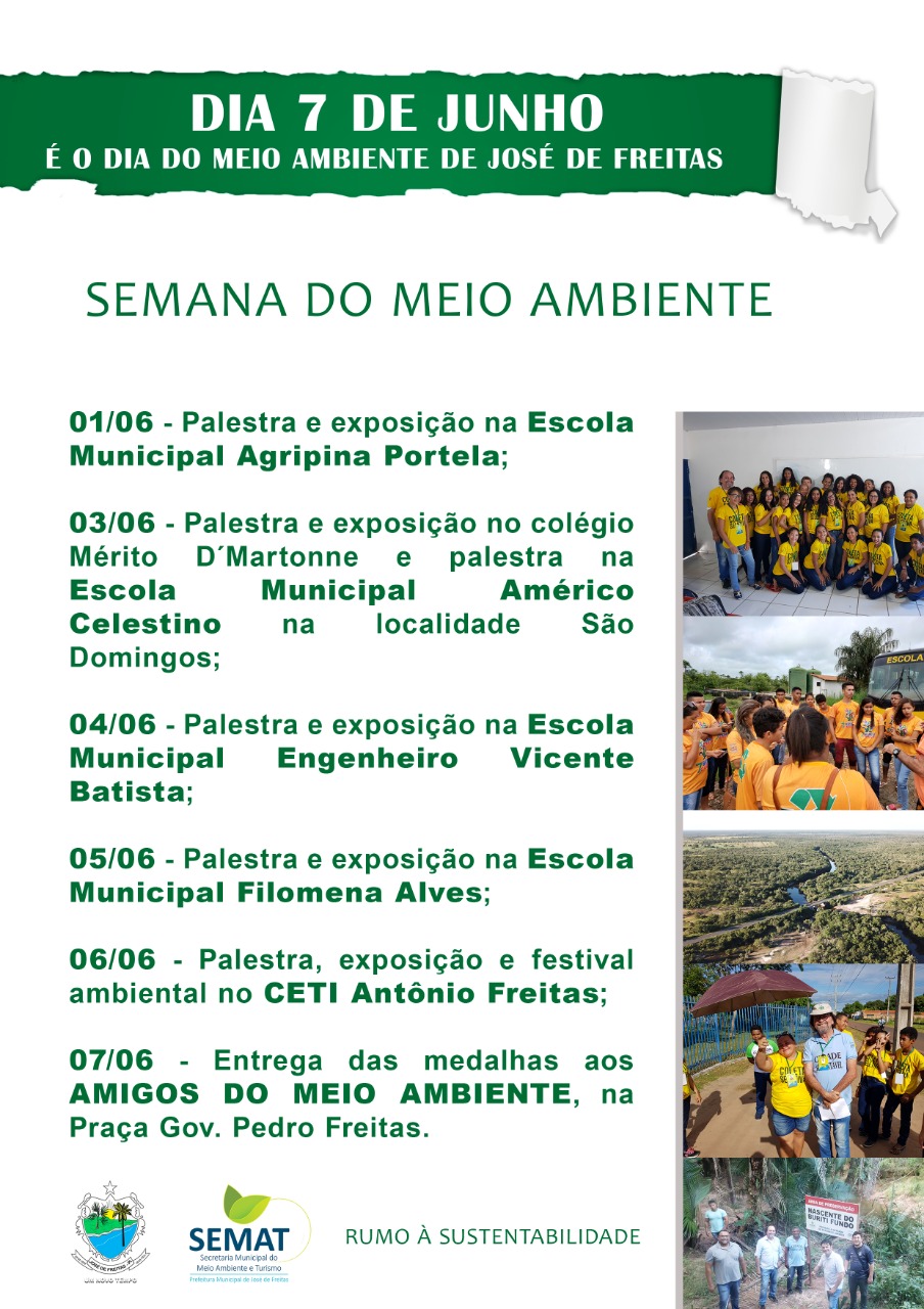 Programação da Semana do Meio Ambiente (Municipal)