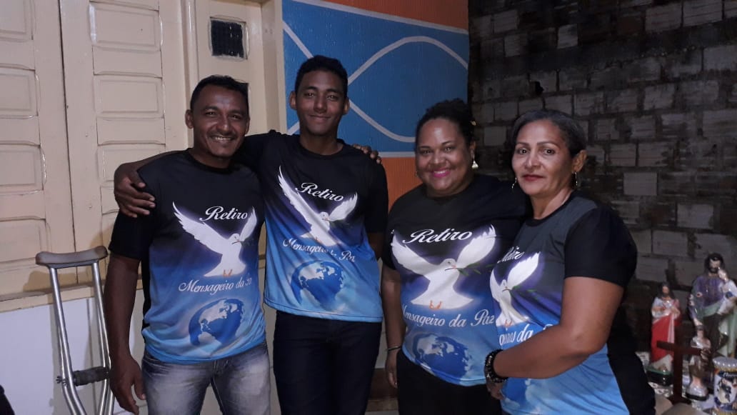 Grupo de Retiro Mensageiros da Paz, Realizam mais uma Pregação.