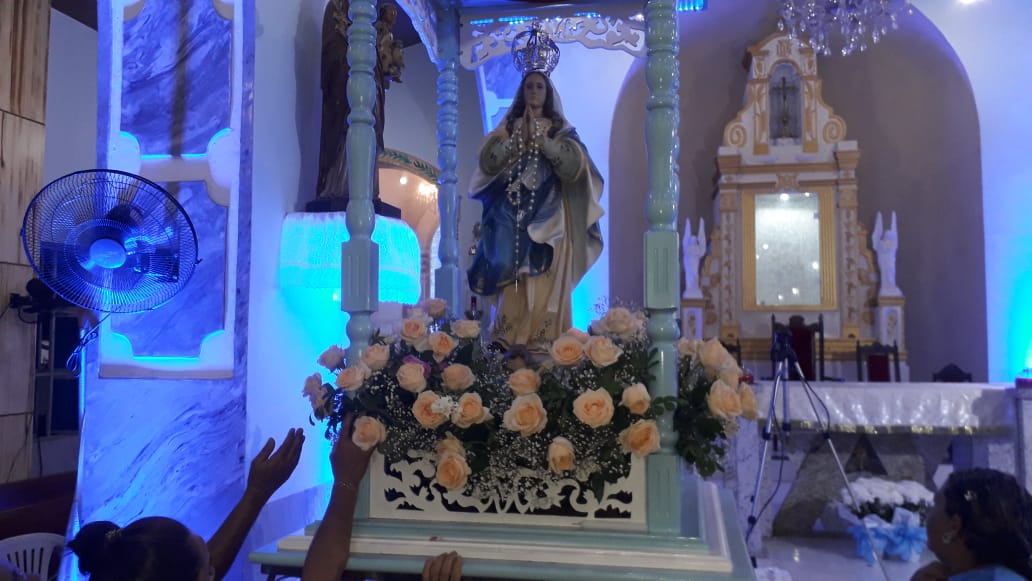 Muitos Fiéis compareceram à Abertura do Festejo de N.S. do Livramento.