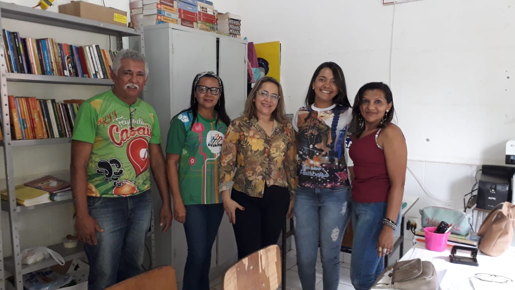 SEMED- Técnicas da Educa visitam Escolas no Município de José de Freitas-PI.