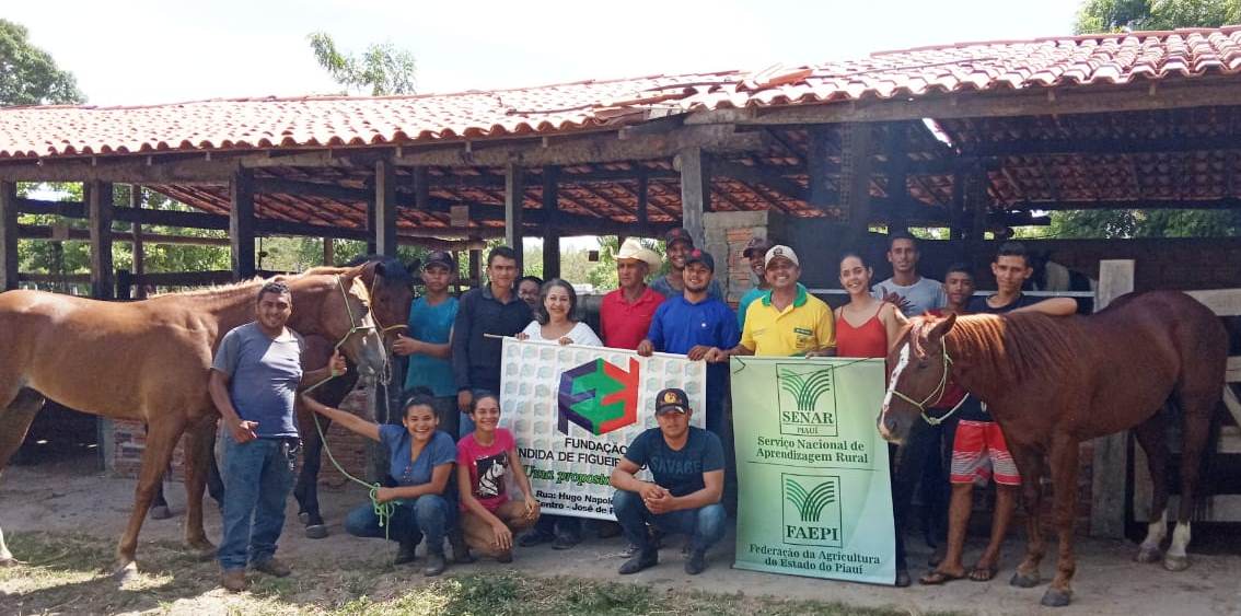 Curso de Doma e Rédeas teve seu encerramento com muita animação.
