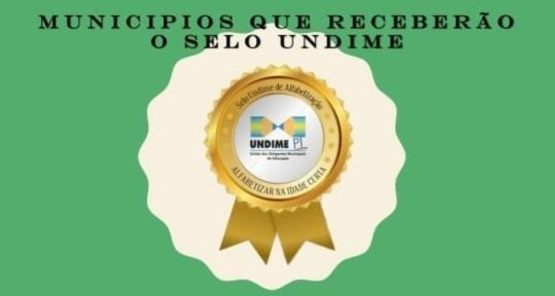 Secretaria Municipal de Educação de José de Freitas-PI-SEMED Conquista Selo UNDIME.