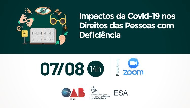 Palestra “Impactos da Covid-19 nos Direitos das Pessoas com Deficiência”