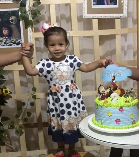 Rebeca Alvarenga e a Comemoração de seus 2 aninhos com muita animação.