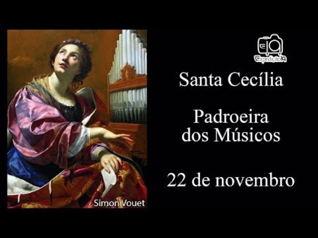 Dia de Santa Cecília a Padroeira dos Músicos uma Homenagem à toda classe.