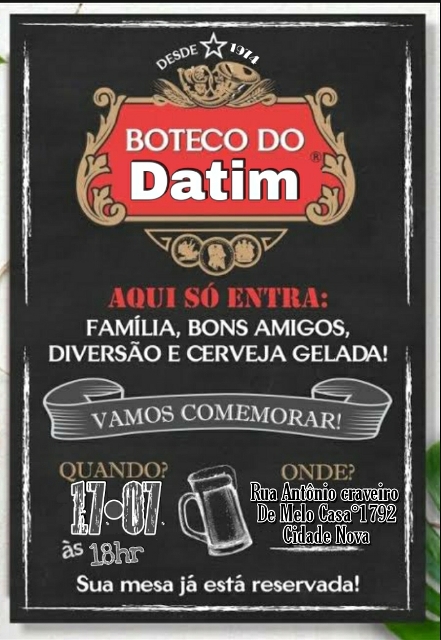 Boteco Do Datim com Bons Amigos e familiares