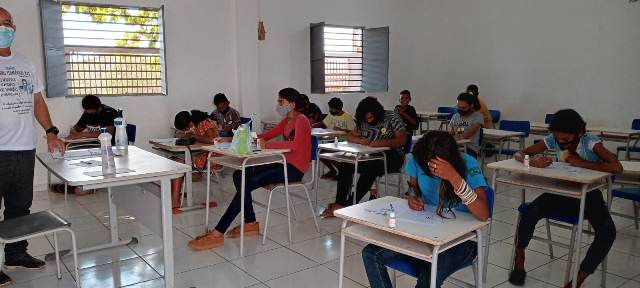 SEMED- Alunos da Rede Municipal de Ensino Participam da Prova  OBMEP