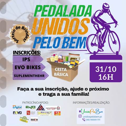 Participe da Pedalada Unidos Pelo Bem