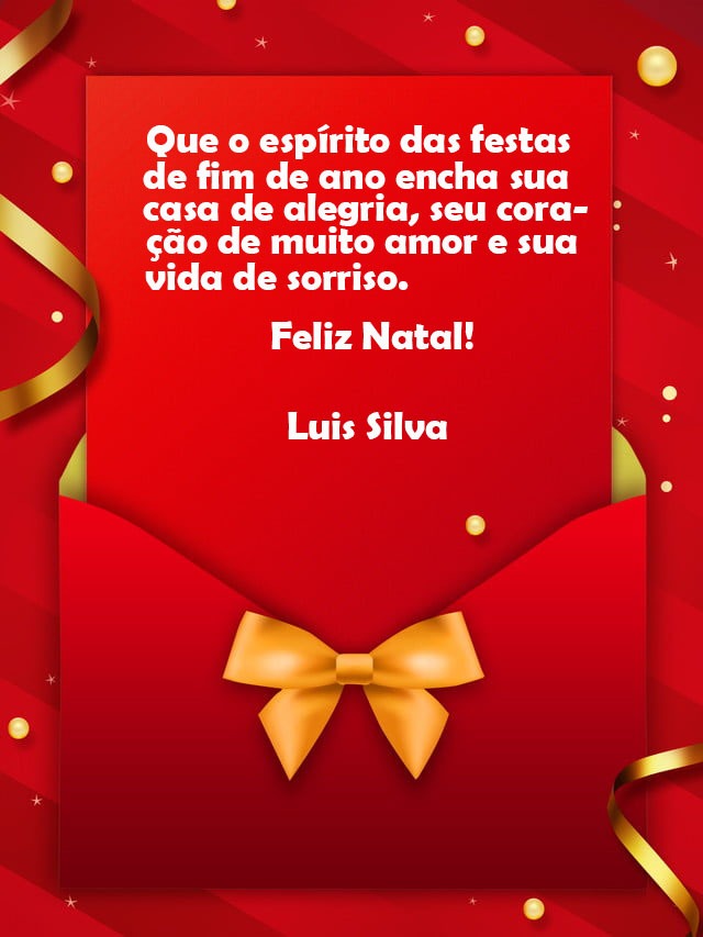 Mensagens de Natal Personalizadas - Paulo Craveiro News