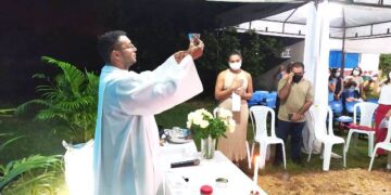 HNSL Realiza Missa em Ação de Graças pelo encerramento dos trabalhos no Anexo Covid-19