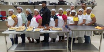 Culminância da Oficina de Salgados do SENAC de José de Freitas-PI