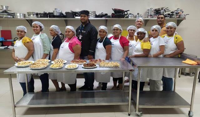 Culminância da Oficina de Salgados do SENAC de José de Freitas-PI