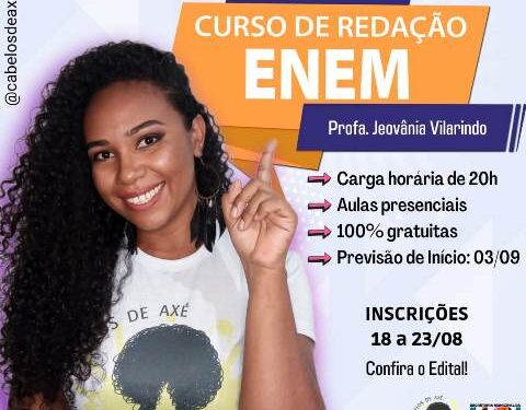 Redação Focada – “Curso de Redação Enem 2022”- Participe