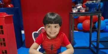 Luiz Benício e sua Festa de Aniversário com o Tema Homem Aranha