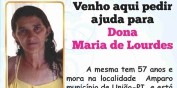 Pedido de Solidariedade à Senhora Maria de Lurdes