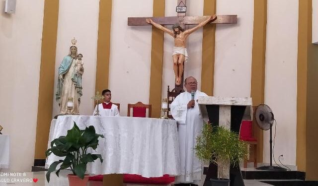 Monsenhor Paulo Matheus Celebra Missa em Ação de Graças por Grupos da Igreja Católica