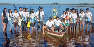 Procissão Aquática com Imagem de Nossa Senhora do Livramento