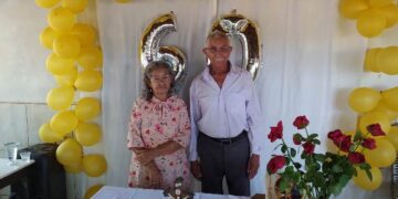 Sr. Antônio & Sra. Joana Celebram as Bodas de Diamante (60 Anos de Casados)