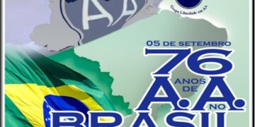 Alcoólicos Anônimos Comemoram 76 Anos de Atividades no Brasil
