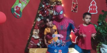 Paulo Neto Celebra a Vida com Tema Homem Aranha